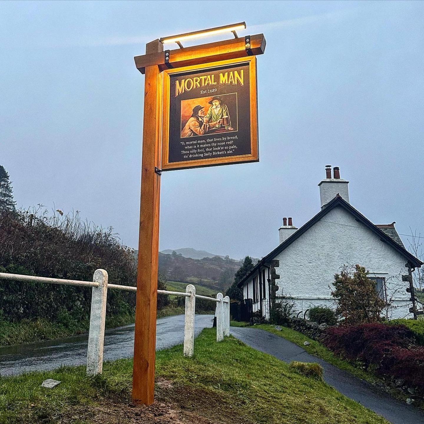 The Mortal Man Inn Troutbeck  Kültér fotó